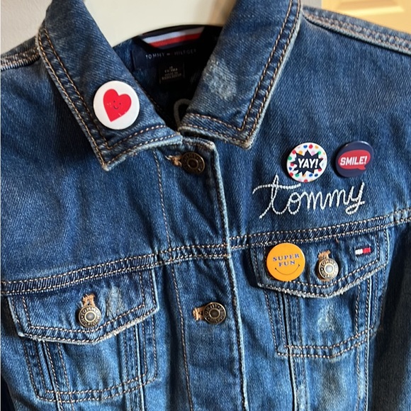 Girls Tommy Hilfiger Denim Jacket - Picture 2 of 3